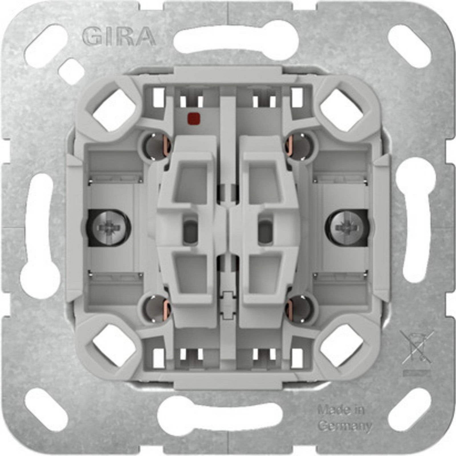 Gira drukknop 315800 geschikt voor inbouw