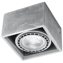 Sollux SL.0883 Deckenleuchte QUATRO 1 beton