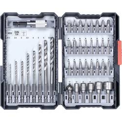 kwb 108910 39teilig Bohrer- und Bit-Sortiment Metall 2 mm, 2.5 mm, 3 mm, 3.5 mm, 4 mm, 5 mm, 6 mm, 6.5 mm