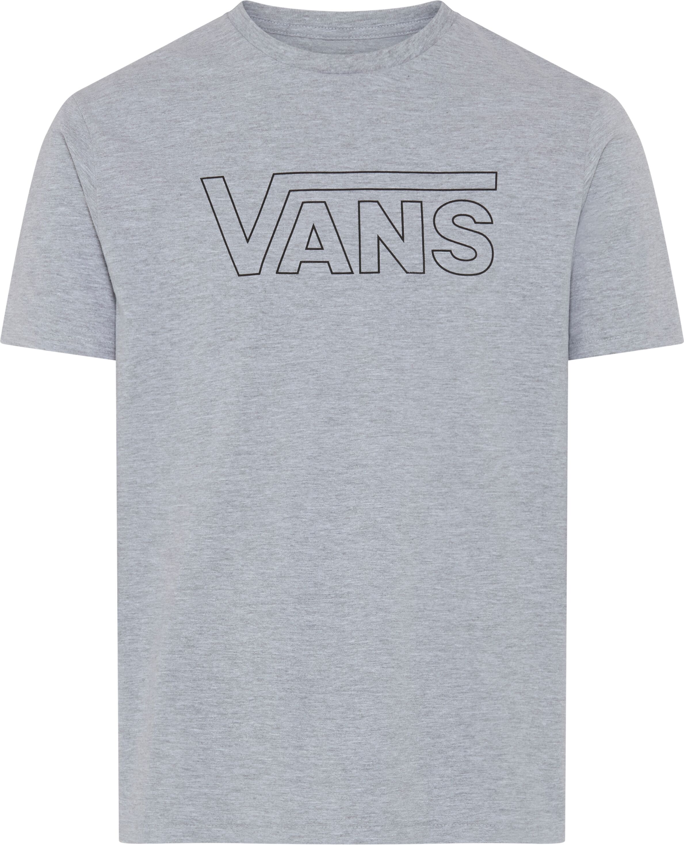 T-Shirt VANS "Classic Drop V SS Crew Tee-B", Herren, Gr. S, grau (athletic hea), Jersey, Obermaterial: 90% Baumwolle, 10% Polyester, normal, Rundhals, Shirts T-Shirt, mit sportlichem Stil, Kurzarmdesign, Rundhalsausschnitt athletic hea S