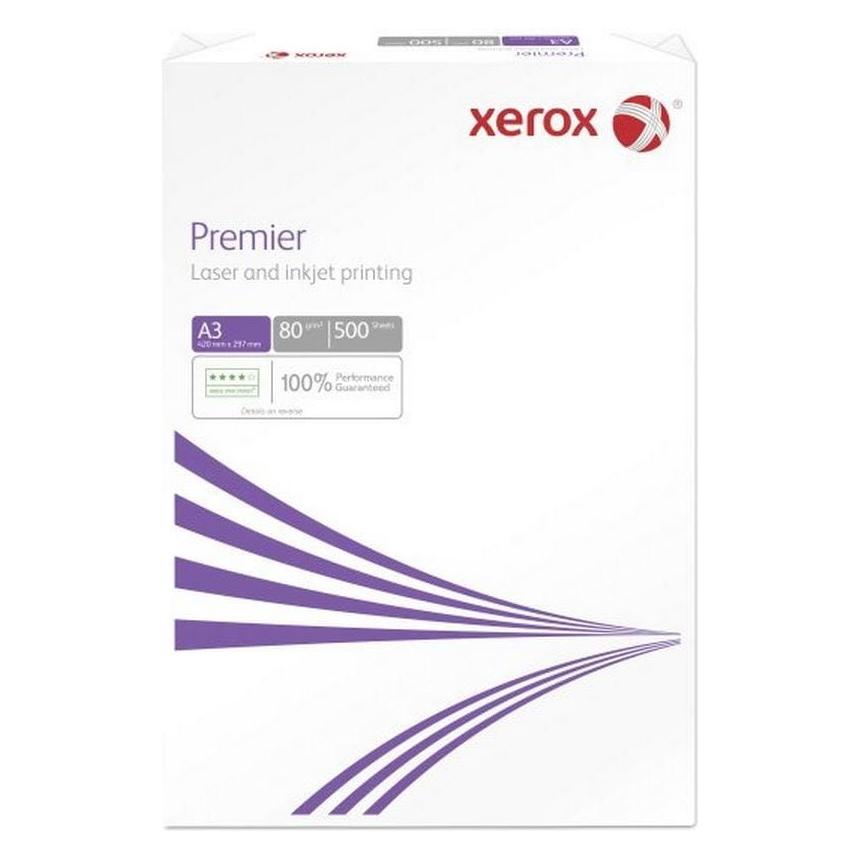 Xerox Kopierpapier Premier A3, Weiss, 80 g/m², 2500 Blatt (A3, 2500 Blätter, 80 g/m²) (554872)