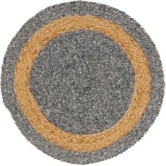 Saro Lifestyle Textured Jute Braided Placemat (Set of 4)