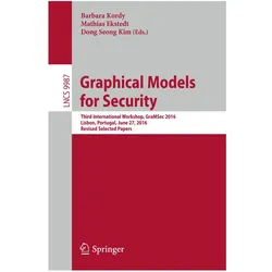 Graphical Models for Security, Fachbücher von Mathias Ekstedt, Dong Seong Kim, Barbara Kordy