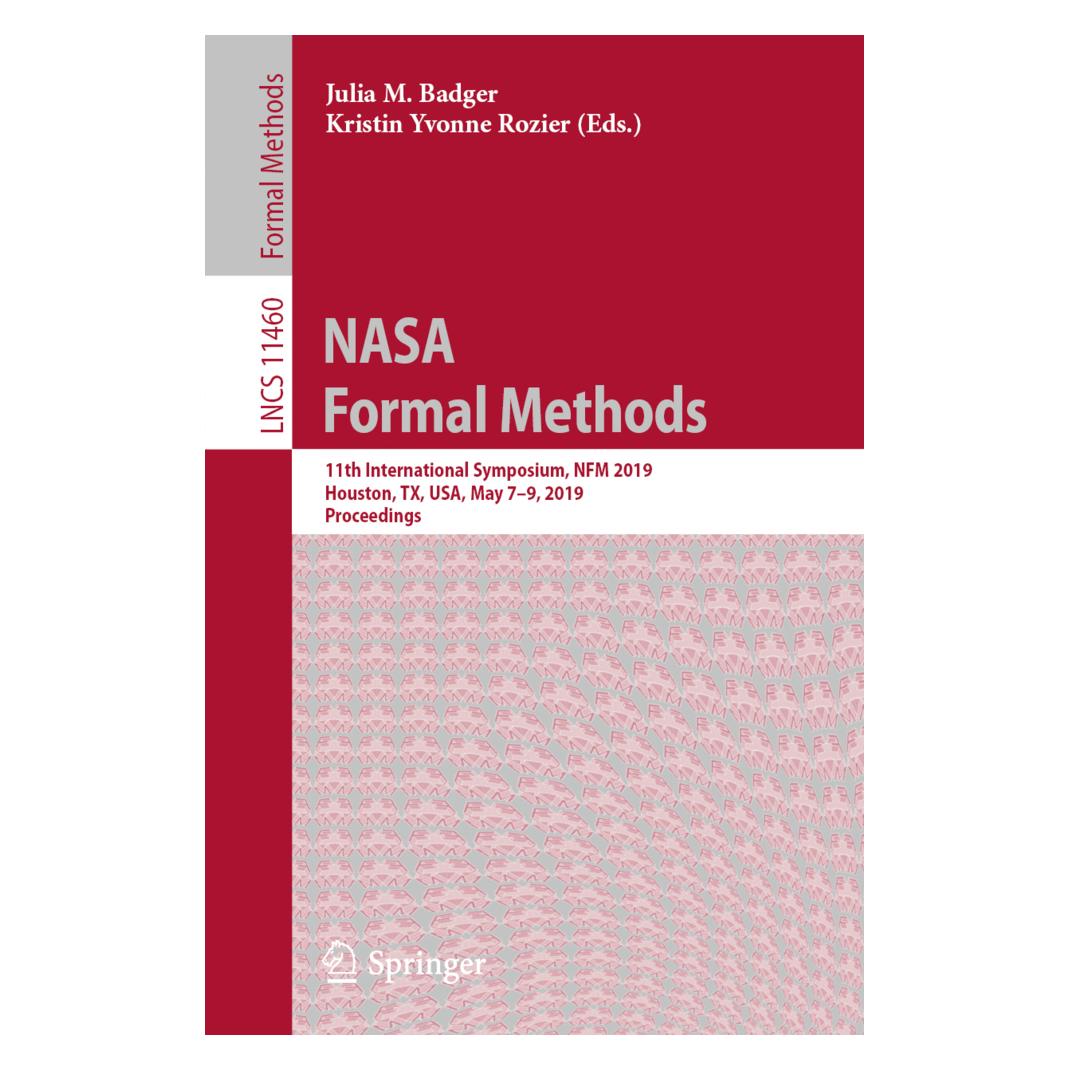 Springer NASA Formal Methods (Englisch, Softcover, Julia M. Badger, Kristin Yvonne Rozier) (56068806)