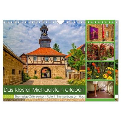 Das Kloster Michaelstein erleben – Ehemalige Zisterzienser – Abtei in Blankenburg am Harz (Wandkalender 2026 DIN A4 quer), CALVENDO Monatskalender