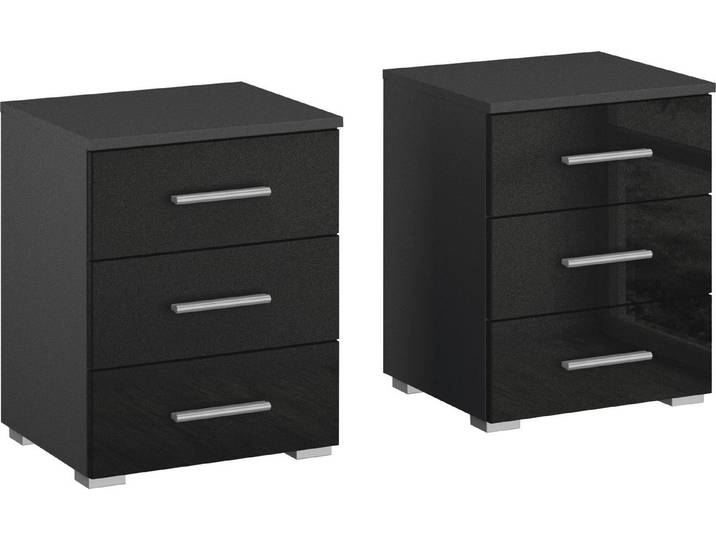 rauch Nachtkommode Base (Set), 2er-Set, optional in moderner Hochglanz-Front
