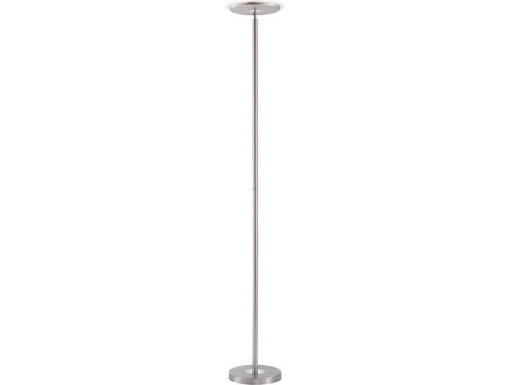 Plafonnier LED\, couleur acier\, variateur tactile\, hauteur 190 cm