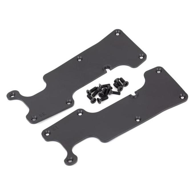 Traxxas querlenker-abdeckung schwarz hinten l/r + schrauben (TRX9634)