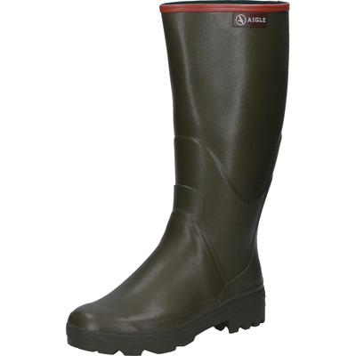 Gummistiefel AIGLE "CHAMBORD Pro 2", Damen, Gr. 39, grün (khaki), Obermaterial: 100% Naturkautschuk NaRubber., Schuhe Gummistiefel