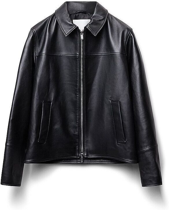 FINAL DRAFT Lederjacke schwarz   XL XL