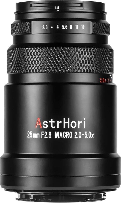Makroobjektiv 25mm F2.8 - 2x bis 5x Vergrößerung - Manuelle Fokussierung - Für Detailaufnahmen - Luxento