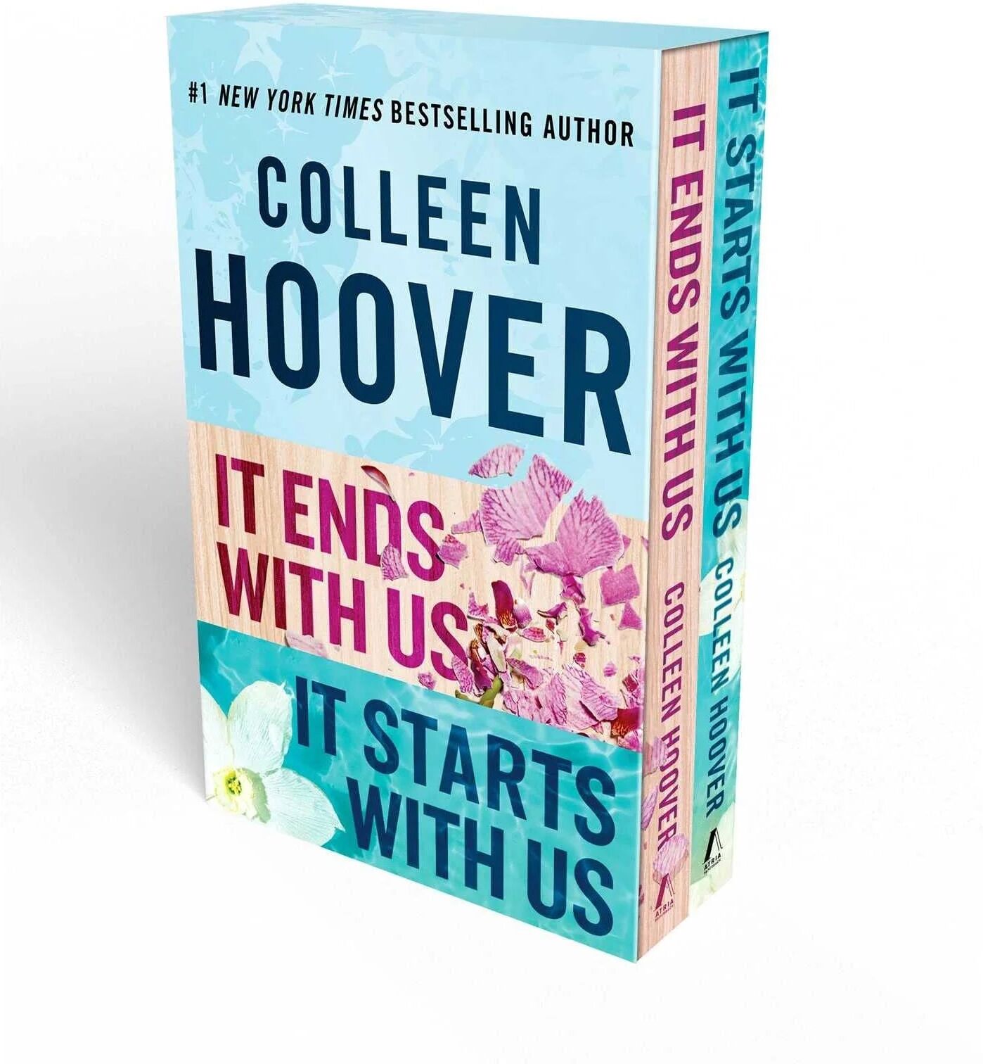 Atria Books Colleen Hoover It Ends With Us & It Starts With Us Boxed Set - Paperback - 2 Book Duology - Adult Contemporary Romance