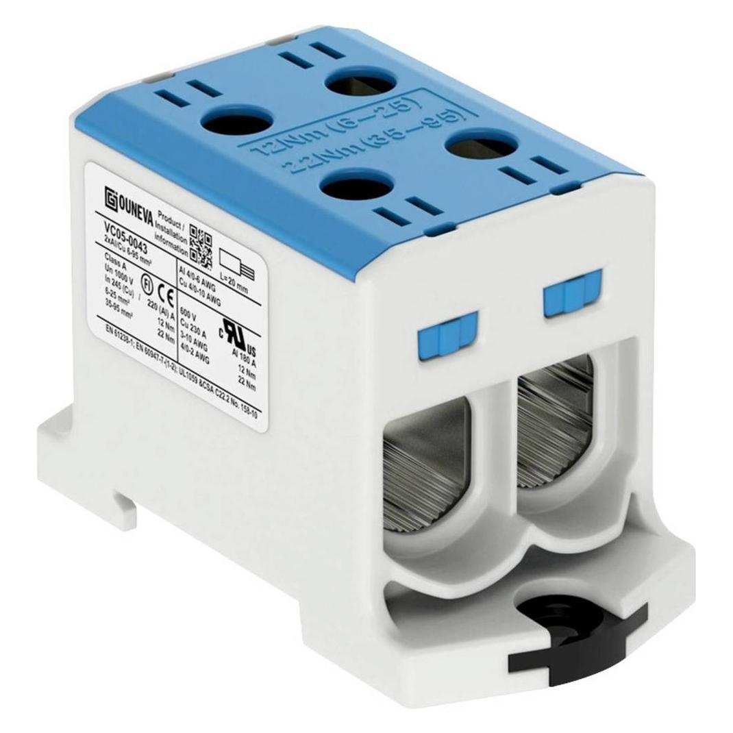 Ouneva Group VC05-0043 Verteilerblock Blau 1 St. (VC05-0043)