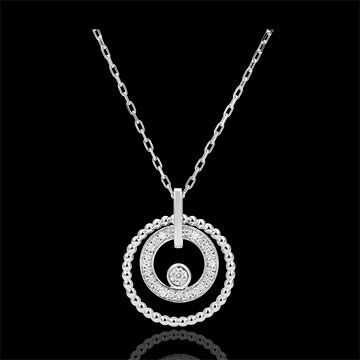 Edenly Collier WeiÃŸgold und Diamanten Fleur de Sel - Kranz - WeiÃŸgold
