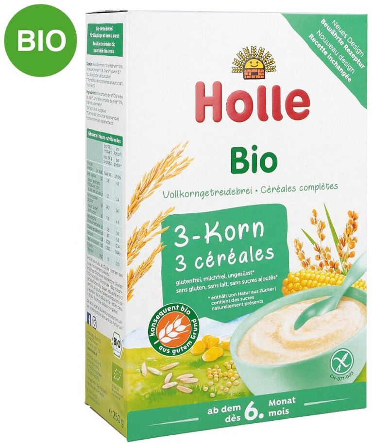 Holle Bio Babybrei 3 Korn 250g