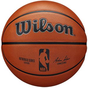 WILSON Basketball NBA Authentic Series, outdoor, Größe 5, braun, 500 Gramm, Trainingsball