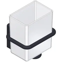 Giese Glashalter Wandmodell schwarz matt, 21010-14 21010-14