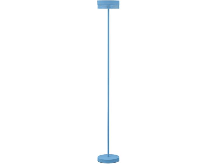 Stehlampe Mesh pastellblau Metall 250 lm Dimmbar H 120 cm - LED - Lichtfarbe: Extra warmweiss - Stehlampe- LED Energiesparlampe