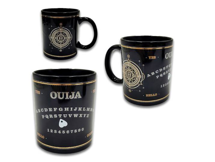 Tasse Ouija mit Farbwechsel durch Wärme