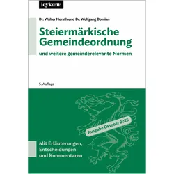 Steiermärkische Gemeindeordnung, Fachbücher von Walter Nerath, Wolfgang Domian