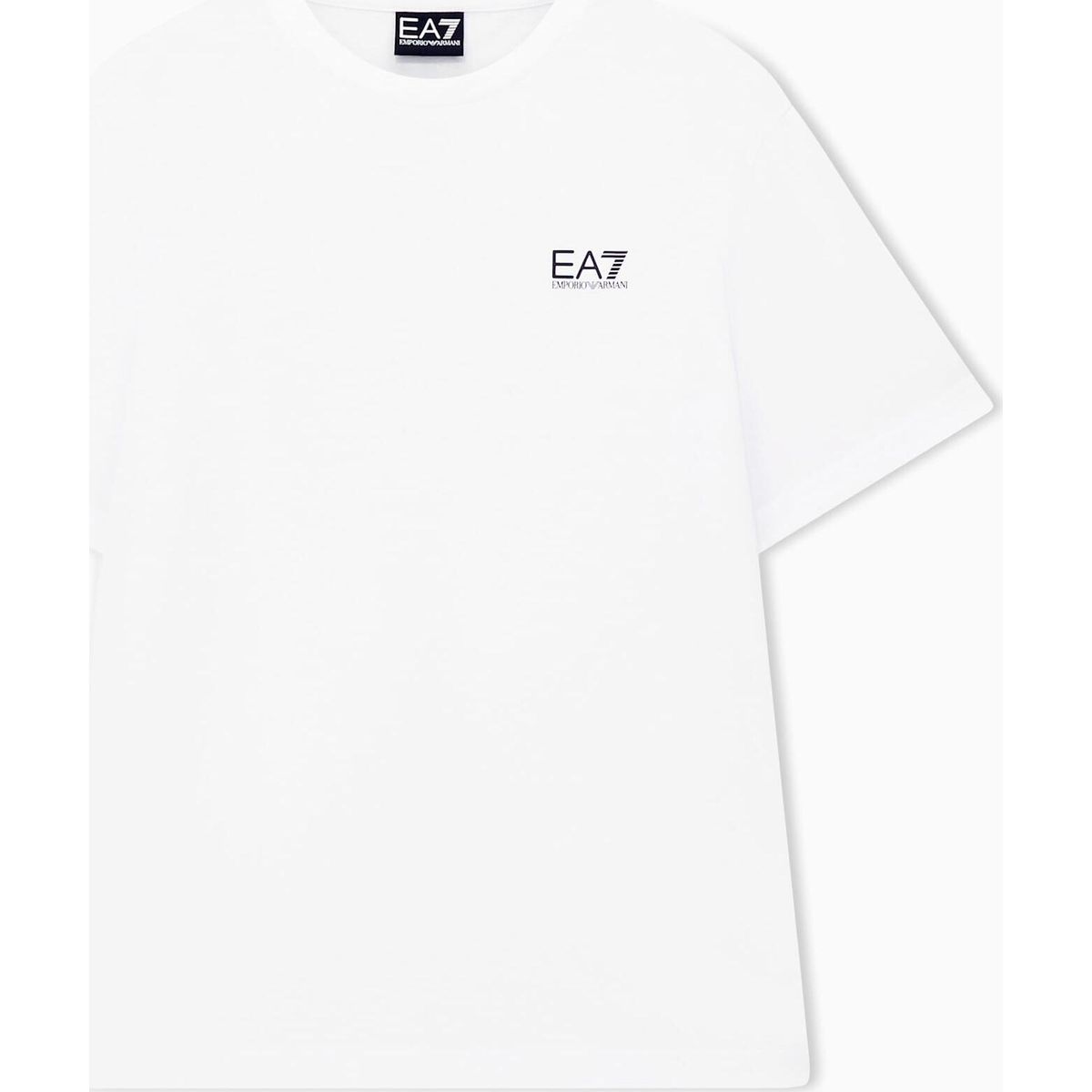 EA7 Train Logo Series M Tee SS Extended Logo CC - Train Logo Series M Tee SS Extended Logo CC white/black (M0003) M 7M000567 AF10375-M0003-M