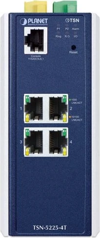 Planet Technology Industrial L2+ 4-Port Managed TSN Ethernet Switch TS