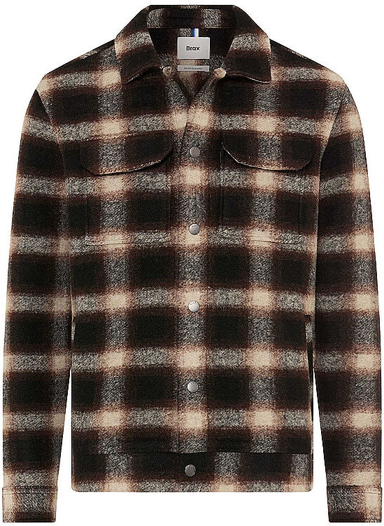 BRAX Overshirt SANTIAGO braun   S S