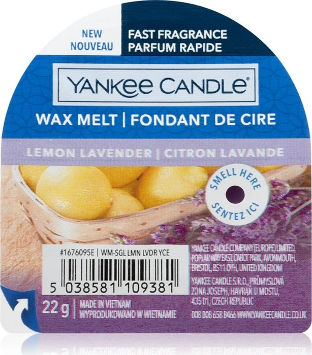 YANKEE CANDLE Lemon Lavender 22 g