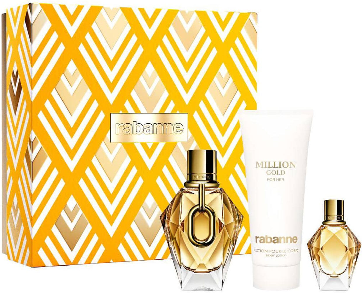 RABANNE Million Gold For Her 90ml Eau De Parfum Gift Set