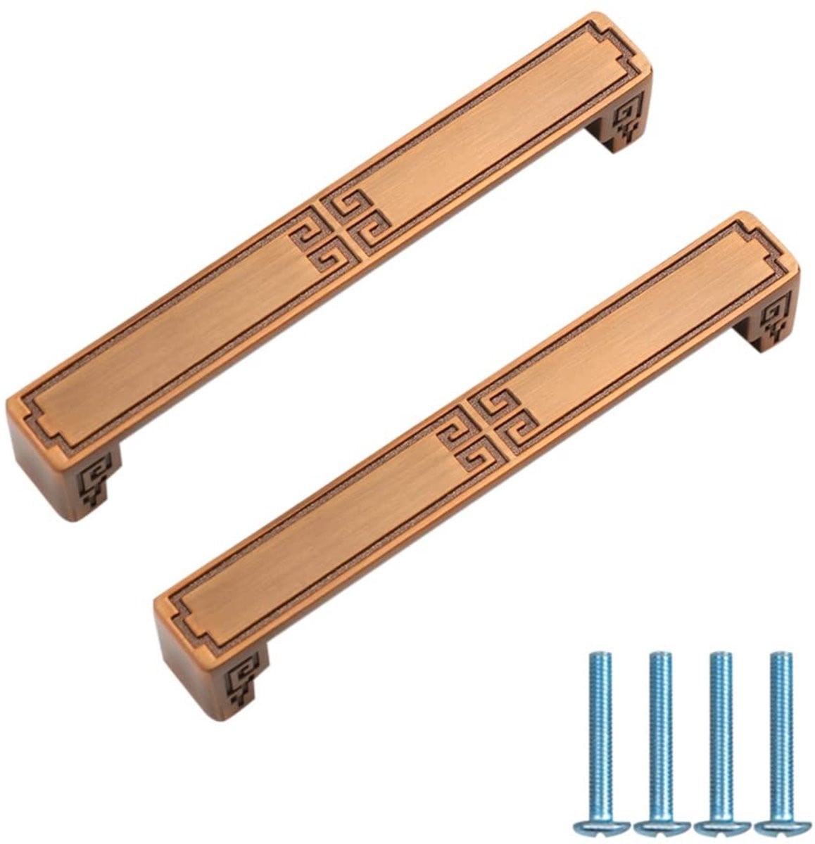 Solidchoice - 2 stuks vintage kastgrepen voor meubels en deuren