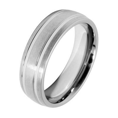 Fingerring AKZENT "Yuna, langlebig" Gr. 64, silber (silberfarbig), Fingerringe, Damen, 64, Fingerring