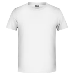 Jungen Basic T-shirt "8008B" - M - white