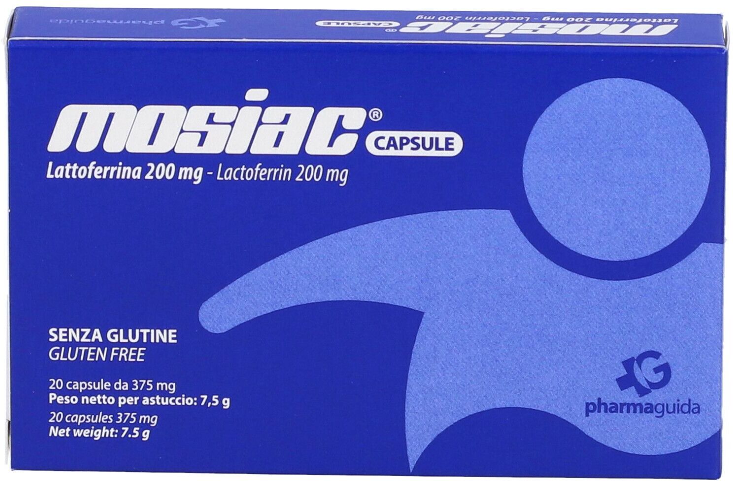 PHARMAGUIDA Srl Pharmaguida, Mosiac Integratore Alimentare, 20 Capsule