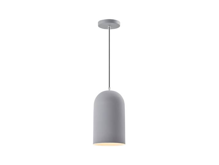 QUVIO Hanglamp industrieel - Kokerlamp - D 15 cm - Grijs