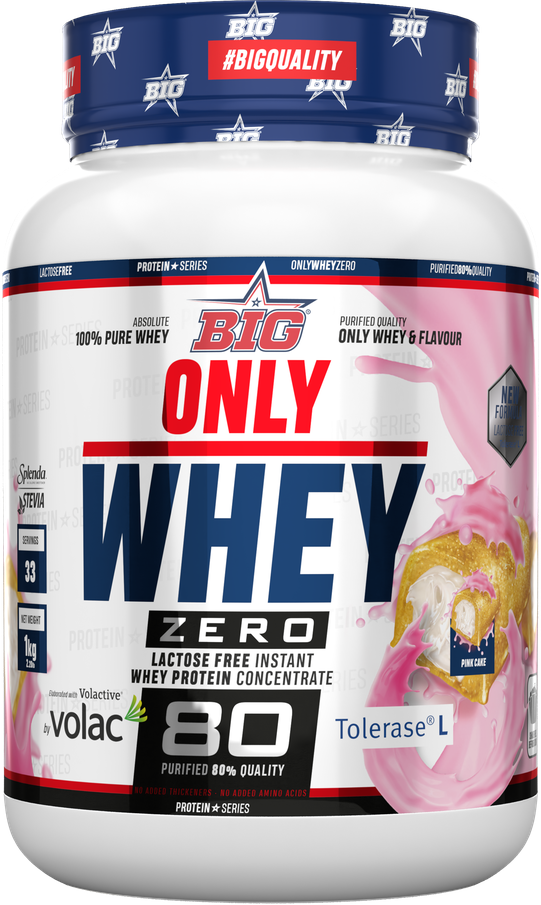 BIG Only Whey Protein Concentrate 1 kg Pink Cake