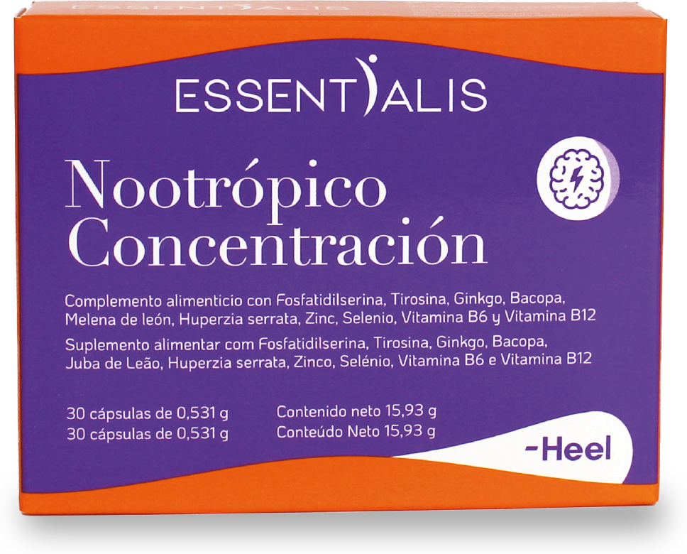 Heel Essentialis Nootropic Concentration 30 Capsules
