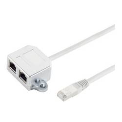 MicroConnect MPK418 RJ45 Patchkabel 0.15 m Weiß 1 St.