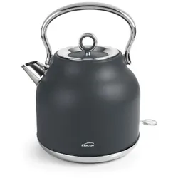 LACOR Elektrischer Retro-Wasserkocher aus rostfreiem Stahl 18/10, 1700ml