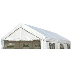 Ersatzdach / Dachplane PALMA für Zelt 3x6 Meter, PE weiss 180g/m2, incl. Spanngummis