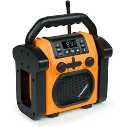 Thomson Bouwradio + Speaker (FM, Bluetooth), Radio, Orange, Mehrfarbig