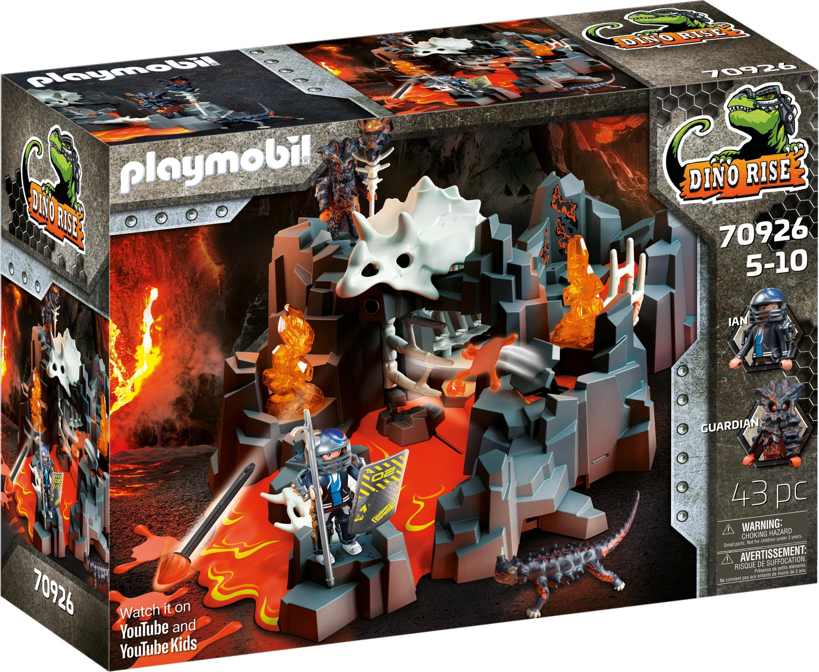 Playmobil Dino Rise 70926 Wachter van de lava-bron