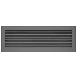 OutInFire Kaminlüftungsgitter aus Graphit - Hide 17x49