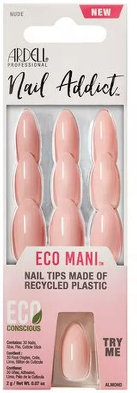 Ardell - Nail Addcit Eco Mani Nude, Weiss