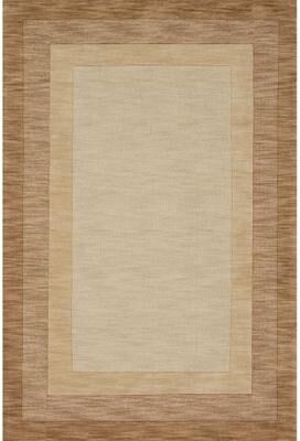 Alexander Home Helena Border Pattern Hand-tufted Pure Wool Rug