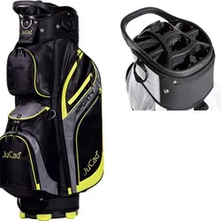 Jucad Sporty Cartbag schwarz/gelb