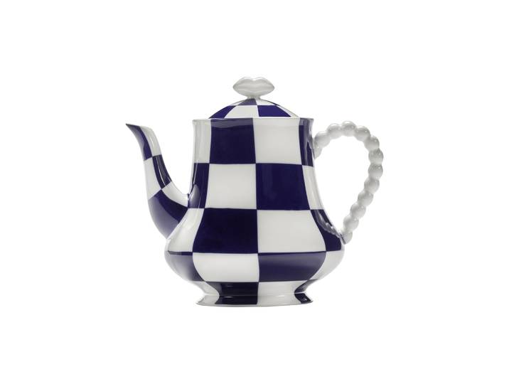 Serax - Théière LES OBJETS MOULEVERSANTS - Bleu - Porcelaine émaillée - Designer Wouters & Hendrix