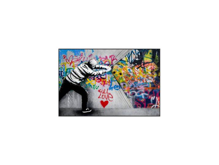 Handgemaltes, gerahmtes Bild „Pulling“ 80 x 120 cm Multicolor Crea Collection