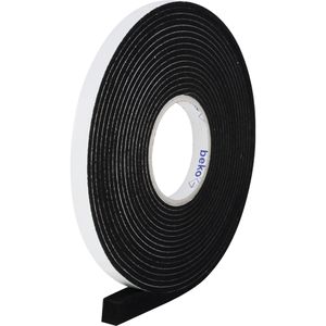 Beko Kompriband KP-Band 100plus 6/15, selbstklebend, schwarz, 15 mm x 12 m, nach DIN 18542, für Fugenbreite 2 - 6 mm