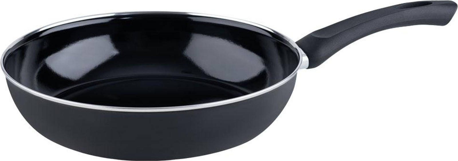 Riess Gourmet Pan, Zwart, Geëmailleerd, Diameter: 28 cm