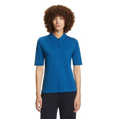 Poloshirt FALKE "FALKE Polo Shirt", Damen, Gr. S, migblau (6317), Shirts